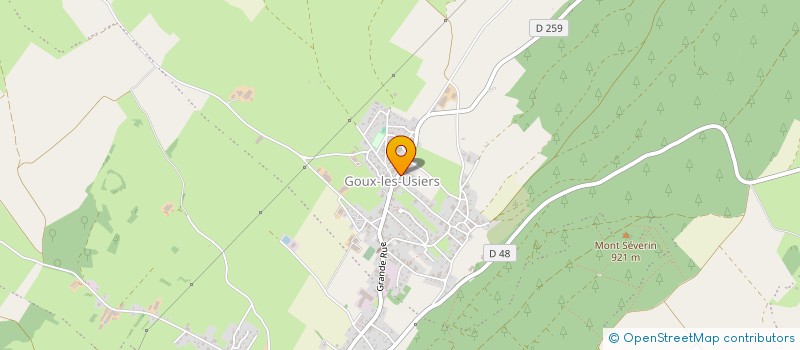 localisation de l'entreprise MADAME BARBARA GASPERI  EVILLERS