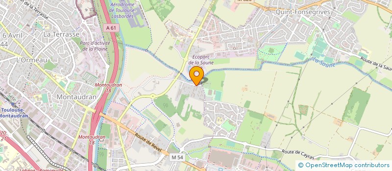 localisation de l'entreprise MADAME BARBARA GAUDIN à TOULOUSE