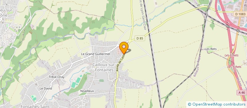 localisation de l'entreprise MADAME BARBARA GAULARD  CAILLOUX-SUR-FONTAINES