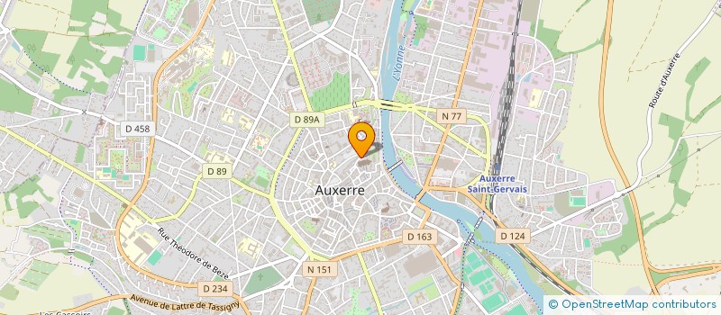 localisation de l'entreprise MADAME BARBARA GAUTARD à AUXERRE