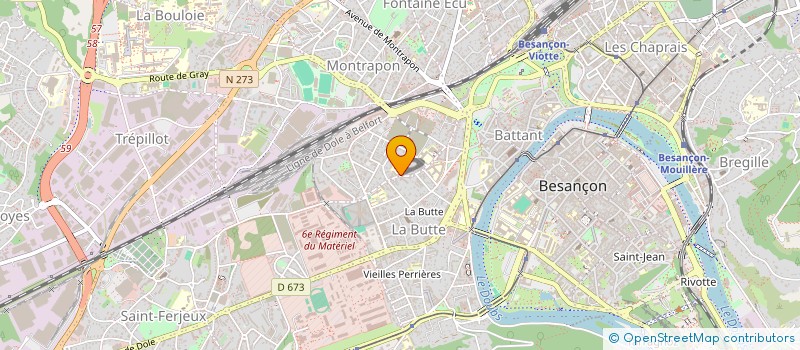 localisation de l'entreprise MADAME BARBARA GODINEAU à BESANCON