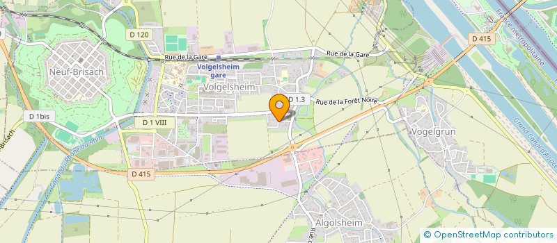 localisation de l'entreprise MADAME BARBARA GOGNIAT  VOLGELSHEIM