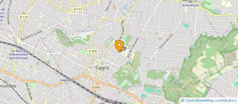 localisation de l'entreprise MADAME BARBARA GOLBA  GAGNY