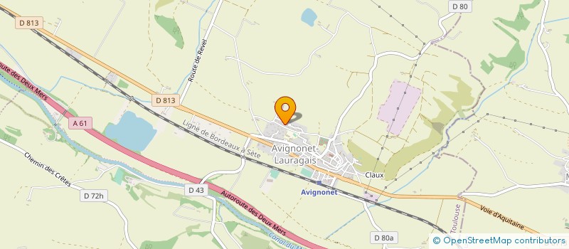 localisation de l'entreprise MADAME BARBARA GONZALEZ  AVIGNONET-LAURAGAIS