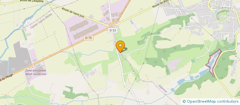 localisation de l'entreprise MADAME BARBARA GUERRERO  DIEMOZ