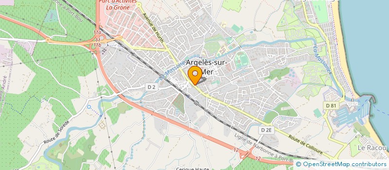 localisation de l'entreprise MADAME BARBARA GUNKEL à ARGELES-SUR-MER