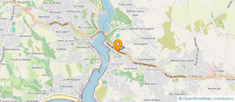 localisation de l'entreprise MADAME BARBARA GUYOMARD  PLOUHINEC