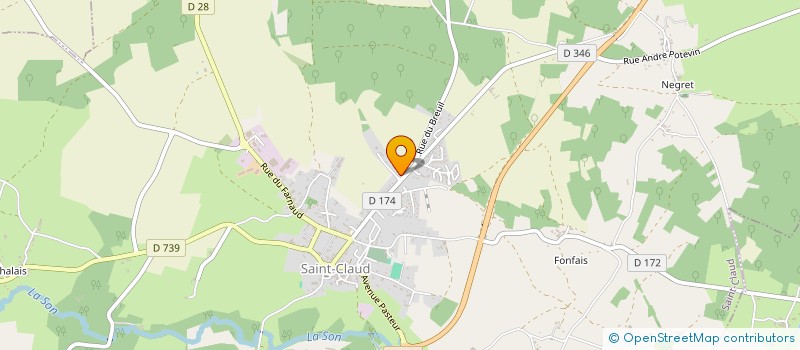 localisation de l'entreprise MADAME BARBARA GUYOT  SAINT-CLAUD