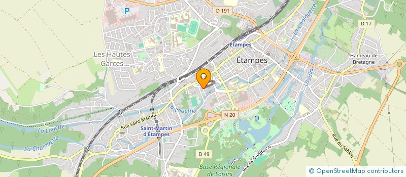 localisation de l'entreprise MADAME BARBARA HAMOUDI  ETAMPES