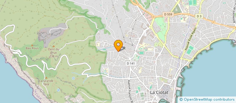 localisation de l'entreprise MADAME BARBARA JALIN  LA CIOTAT