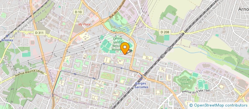 localisation de l'entreprise MADAME BARBARA JEAN LOUIS à SARCELLES