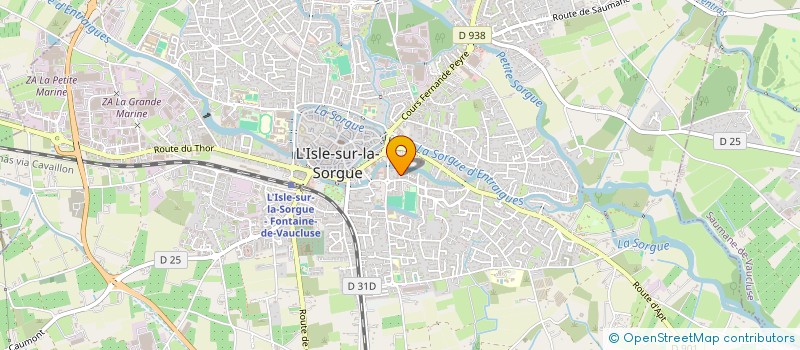 localisation de l'entreprise MADAME BARBARA JEANDOT  L'ISLE-SUR-LA-SORGUE