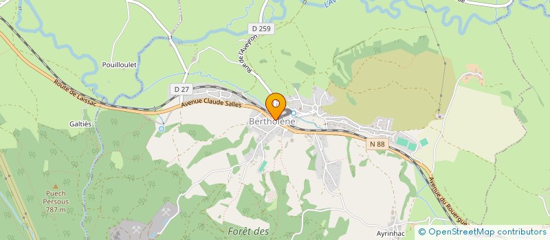 localisation de l'entreprise MADAME BARBARA KAMIR  BERTHOLENE