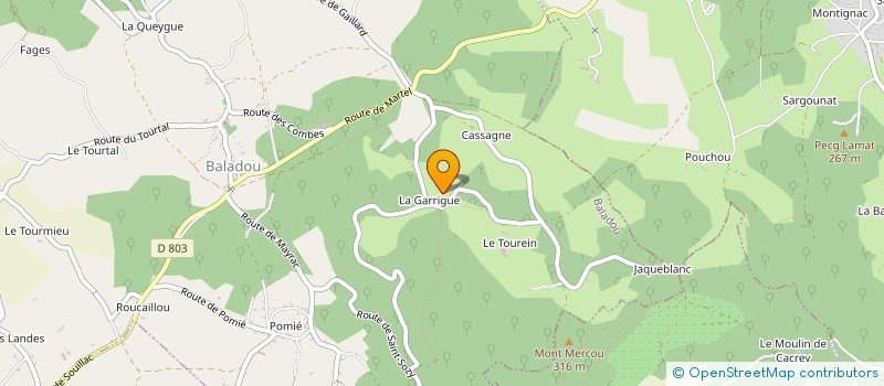 localisation de l'entreprise MADAME BARBARA KARCHER  BALADOU