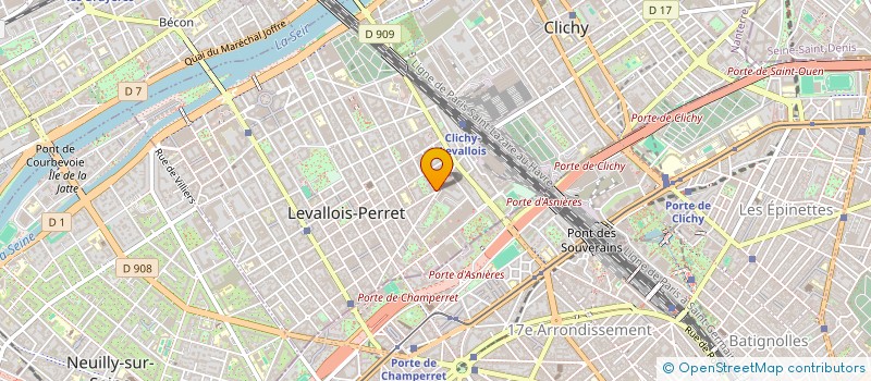 localisation de l'entreprise MADAME BARBARA KOSKOWITZ à LEVALLOIS-PERRET