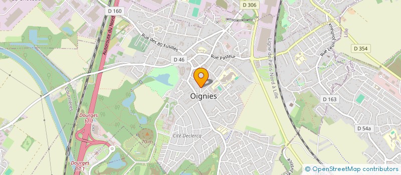 localisation de l'entreprise MADAME BARBARA KOWALCZYK  OIGNIES