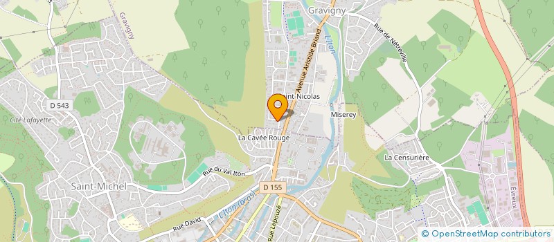 localisation de l'entreprise MADAME BARBARA LACRESSONNIERE à GRAVIGNY