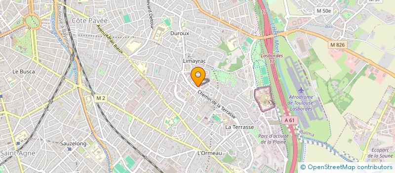 localisation de l'entreprise MADAME BARBARA LAFARGUE  TOULOUSE