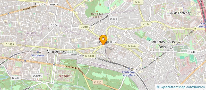 localisation de l'entreprise MADAME BARBARA LAPALUS à VINCENNES