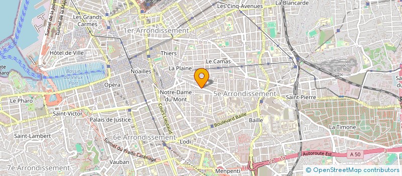 localisation de l'entreprise MADAME BARBARA LAZARD  MARSEILLE 5EME