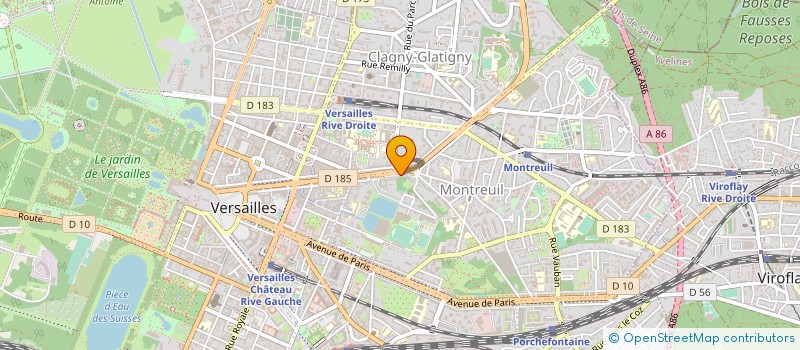 localisation de l'entreprise MADAME BARBARA LEBERT à VERSAILLES