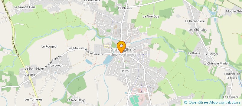 localisation de l'entreprise MADAME BARBARA LEDEY à GRANDCHAMP-DES-FONTAINES