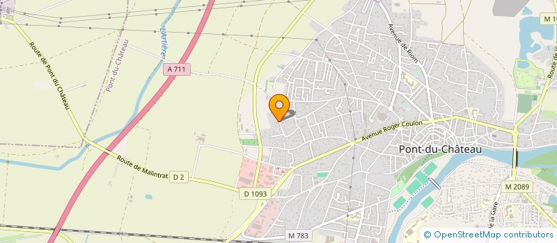 localisation de l'entreprise MADAME BARBARA LEFEBVRE  PONT-DU-CHATEAU