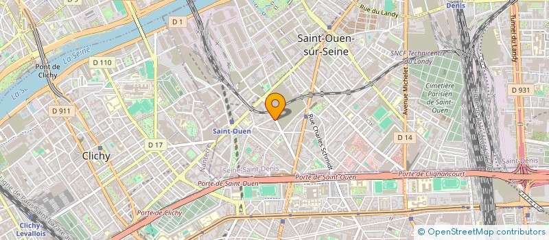 localisation de l'entreprise MADAME BARBARA LEPAGE à SAINT-OUEN-SUR-SEINE
