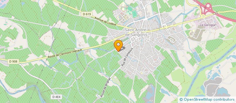 localisation de l'entreprise MADAME BARBARA LEVEQUE  CLERMONT-L'HERAULT