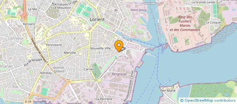 localisation de l'entreprise MADAME BARBARA LEVRON à LORIENT