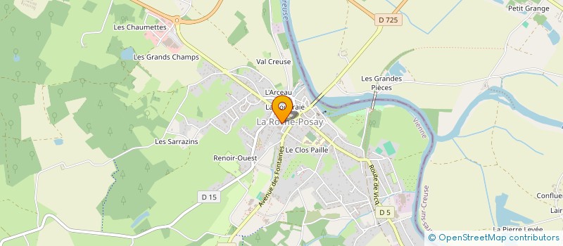 localisation de l'entreprise MADAME BARBARA LICOIS à LA ROCHE-POSAY