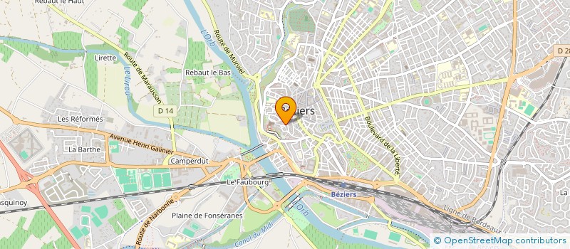 localisation de l'entreprise MADAME BARBARA LIEVRE à BEZIERS