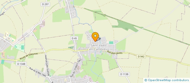 localisation de l'entreprise MADAME BARBARA LLONG  SAINT-VAAST-EN-CAMBRESIS