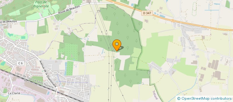 localisation de l'entreprise MADAME BARBARA LOUVEAU  TRELAZE