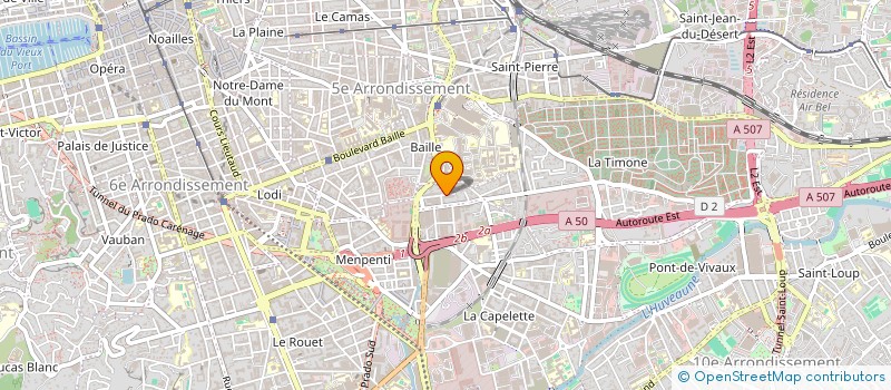 localisation de l'entreprise MADAME BARBARA MAJORCZYK  MARSEILLE