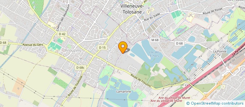 localisation de l'entreprise MADAME BARBARA MARIA TRIBULA  MURET