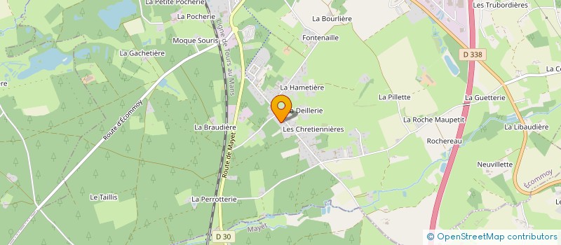 localisation de l'entreprise MADAME BARBARA MARIAIS  LAIGNE-EN-BELIN