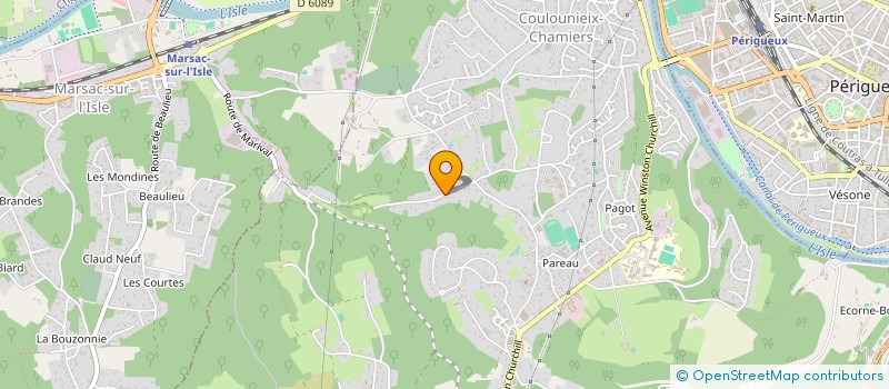 localisation de l'entreprise MADAME BARBARA MARIE ODETTE REERES-SMITHE DIT RITCHED  COULOUNIEIX-CHAMIERS