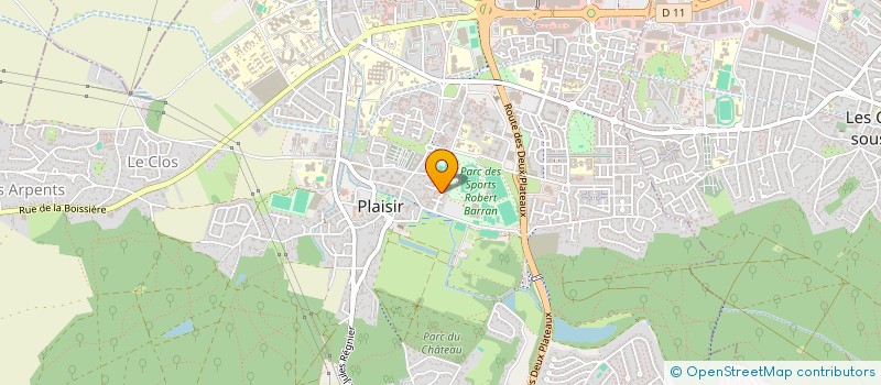 localisation de l'entreprise MADAME BARBARA MARKOWSKA  PLAISIR