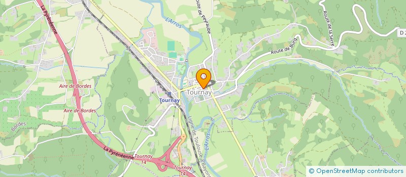 localisation de l'entreprise MADAME BARBARA MARTIN  TOURNAY