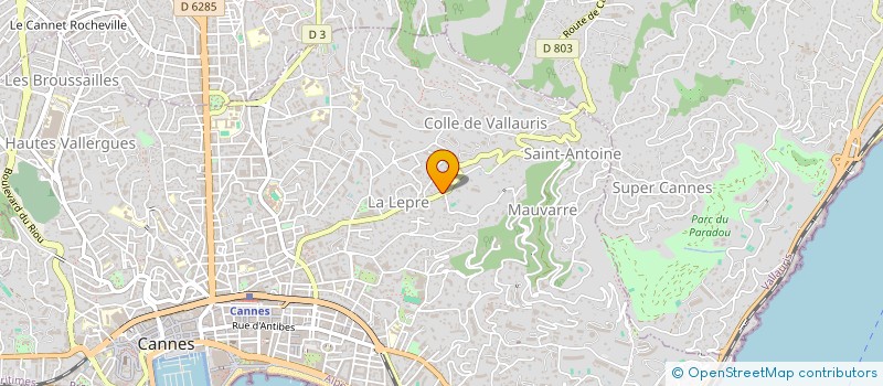 localisation de l'entreprise MADAME BARBARA MARTIN LANZA à CANNES