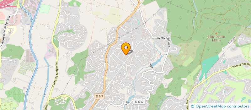 localisation de l'entreprise MADAME BARBARA MERLE à FREJUS