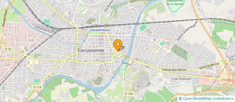 localisation de l'entreprise MADAME BARBARA MEULENAERE  CARCASSONNE