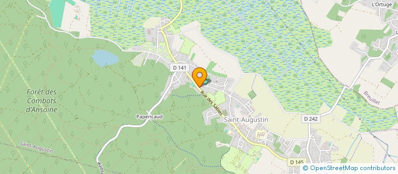 localisation de l'entreprise MADAME BARBARA MEUNIER  SAINT-AUGUSTIN