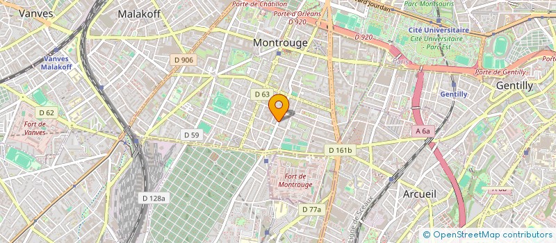 localisation de l'entreprise MADAME BARBARA MORATI  MONTROUGE