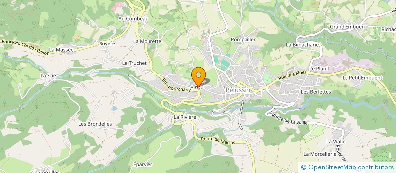 localisation de l'entreprise MADAME BARBARA MOREL à PELUSSIN