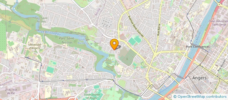 localisation de l'entreprise MADAME BARBARA MORIN  ANGERS