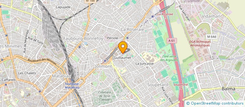 localisation de l'entreprise MADAME BARBARA MOULIS à TOULOUSE