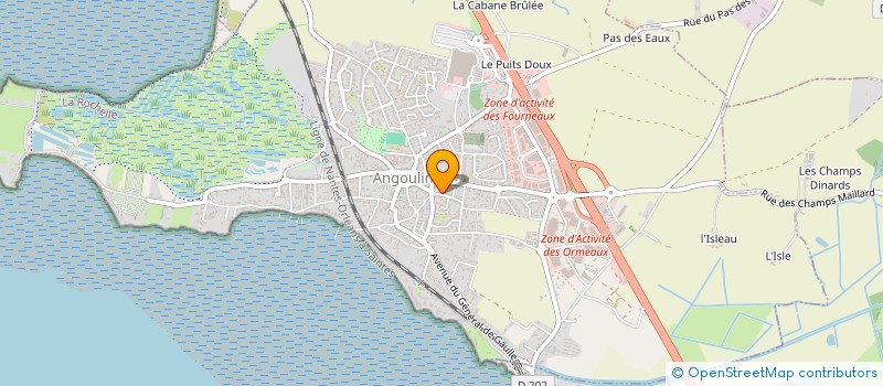 localisation de l'entreprise MADAME BARBARA NATHALIE JOST à ANGOULINS