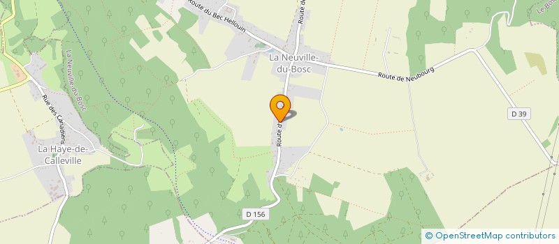 localisation de l'entreprise MADAME BARBARA ORTIE  LA NEUVILLE-DU-BOSC